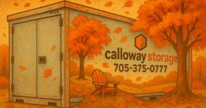 fall storage cartoon